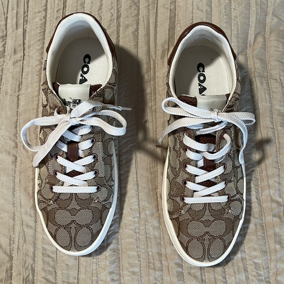 Coach- Clip Sig Jacq low top sneakers - Picture 1 of 5